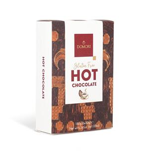 Domori 180g热巧克力可可粉意大利进口调配热冲黑巧饮品便携小袋