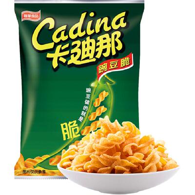 Cadina/卡迪那豌豆脆原味52gx1袋
