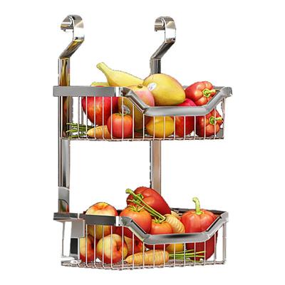 304不锈钢厨房置物架壁挂式挂杆