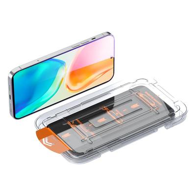 适用于vivoS15钢化膜全屏高清护眼无尘仓防摔耐刮玻璃保护膜S15新款自动除尘贴膜神器vivo抗蓝光防指纹手机膜