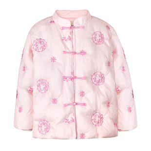 【弯弯推荐】LittleNaive女童羽绒服白鸭绒冬新款外套儿童拜年服