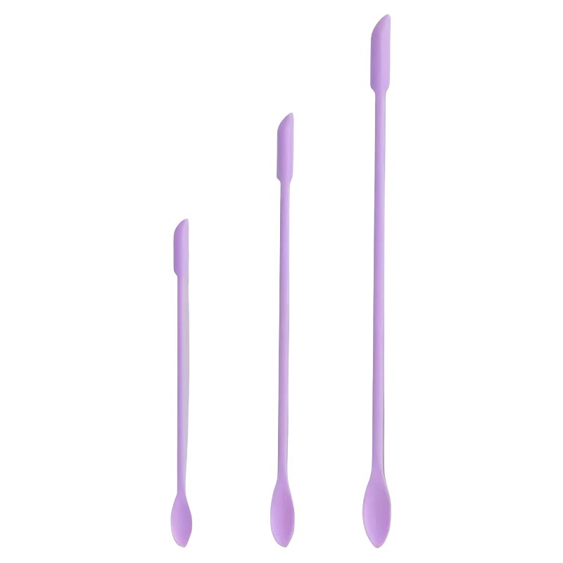 化妆品双头硅胶刮瓶挖勺神器