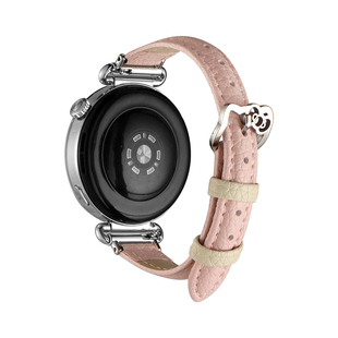 适用华为watch gt6手表带秋冬watchgt5女士智能运动手表链watch4pro女款高级感专用腕表带3高端精致2新款真皮