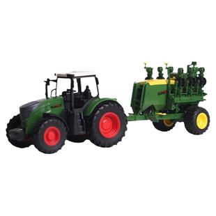 儿童拖拉机玩具车男孩农场机械播种机工程车宝宝大号滑行车厢玩具