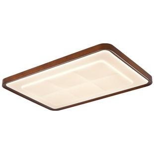 雷士照明新中式实木客厅吸顶灯2026年新款复古实木现代简约风灯具