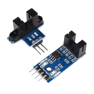 智能小车测速模块码盘计数器电机测试红外槽型光耦对射光电传感器