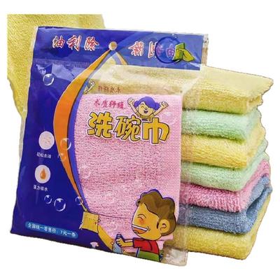 毛巾正品油利除洗碗海绵擦加厚不沾油去油木质纤维厨房百清洁抹布