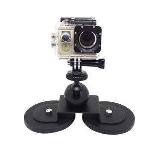 适用于gopro 9/8/7/6 INSTA360ONEx2/R配件汽车吸盘磁吸固定支架