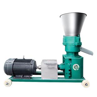 家用小型饲料颗粒机220v加工草玉米秸杆制粒造粒干湿两用养殖设备