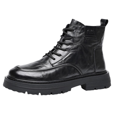 【明星同款】马丁靴男款增高短筒