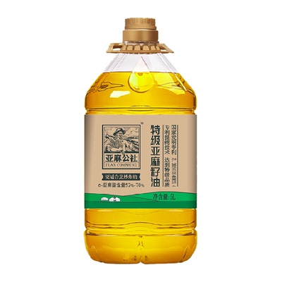 亚麻公社特级亚麻籽油冷热两吃