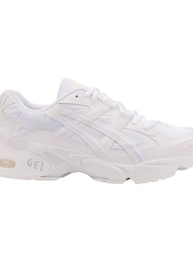 asics亚瑟士纯白运动休闲跑鞋
