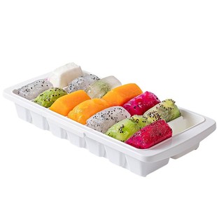 日本进口ASVEL大冰格冻冰块模具 家用方冰球食品冰块盒大号制冰盒