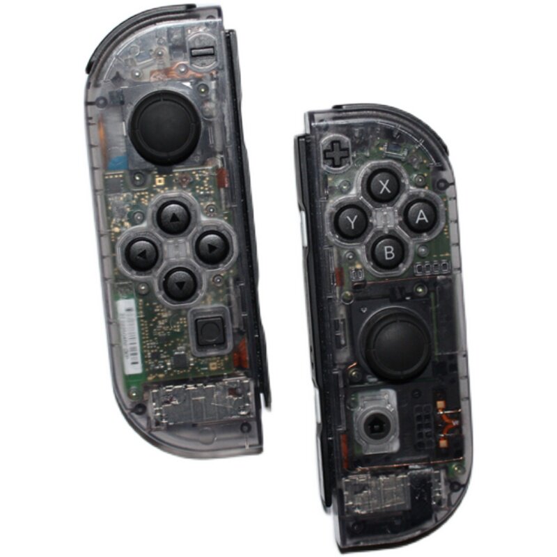 Switch手柄替换壳joycon外壳改装配件更换透明壳ns维修复壳改色壳