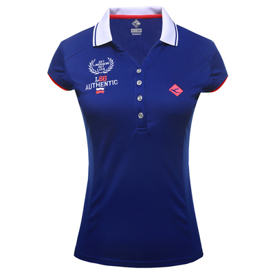 领胜羽毛球服女短袖套装速干透气