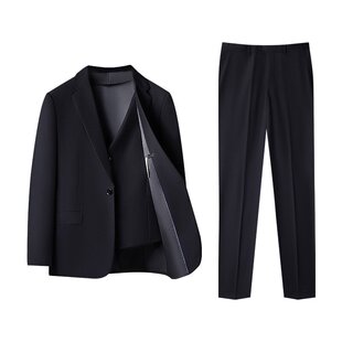 【青少年西装】罗蒙西服套装男2026秋冬成人礼通勤职场面试西装NX