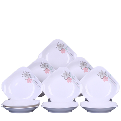 10个家用碟子创意陶瓷方盘