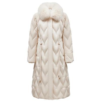 毛领抽绳羽绒服VeroModa