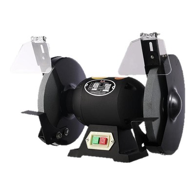 台式砂轮机小型电动沙轮磨刀机专用打磨机家用迷你工业级防护罩