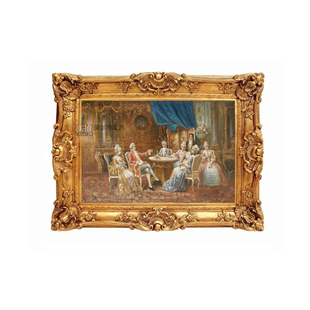 欧式油画框婚庆婚礼道具雕花复古影楼装饰挂墙塑料摄影拍照大相框