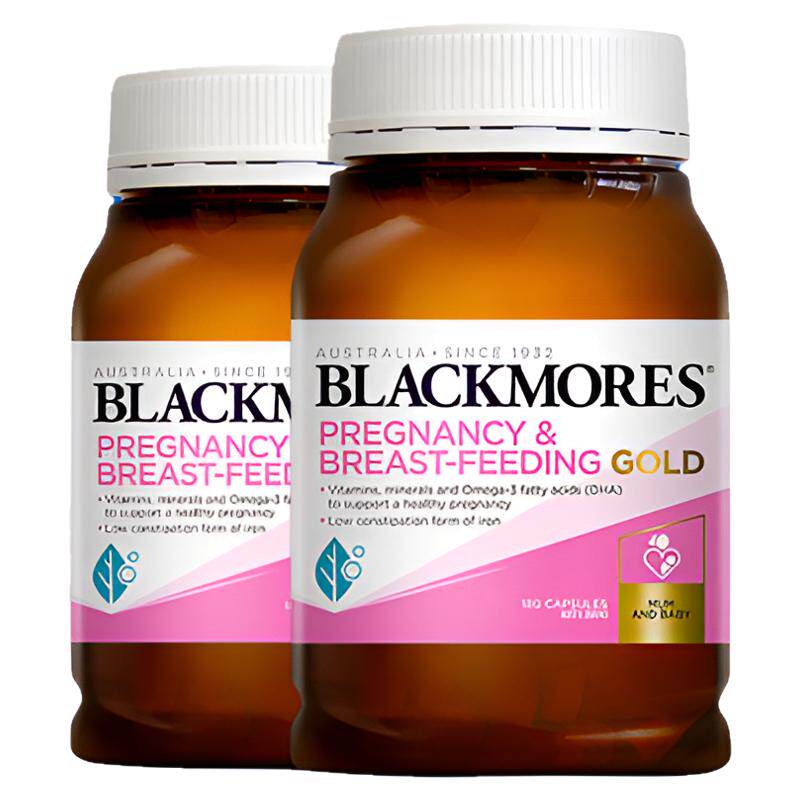 澳佳宝BLACKMORES叶酸dha孕妇用黄金素维生素180粒*2