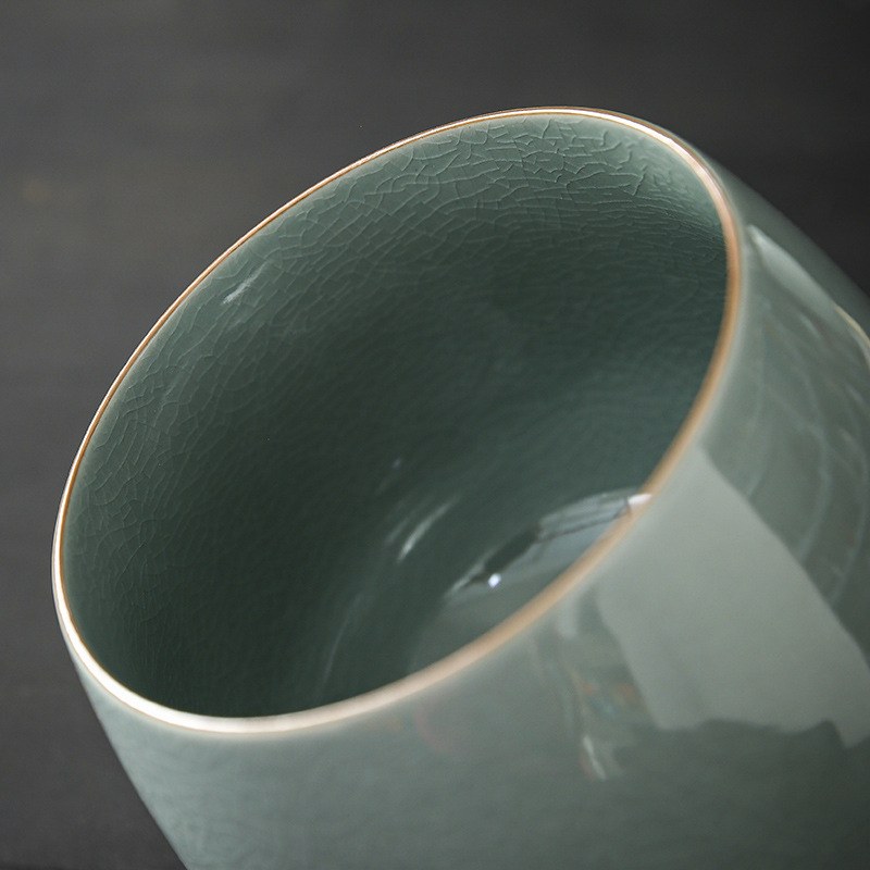 茶洗缸陶瓷茶渣缸盆钵号废洗茶具茶盂大茶茶叶桌面建水水桶茶水缸