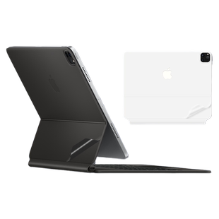 适用2024款11寸13苹果iPadPro妙控键盘保护膜外壳透明贴纸air6/5智能双面夹黑色MagicKeyboard白色保护套12.9