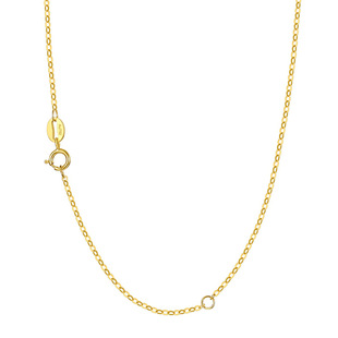 不掉色钛钢18K加长金项链女999镀黄金色锁骨裸链素链穿吊坠毛衣链