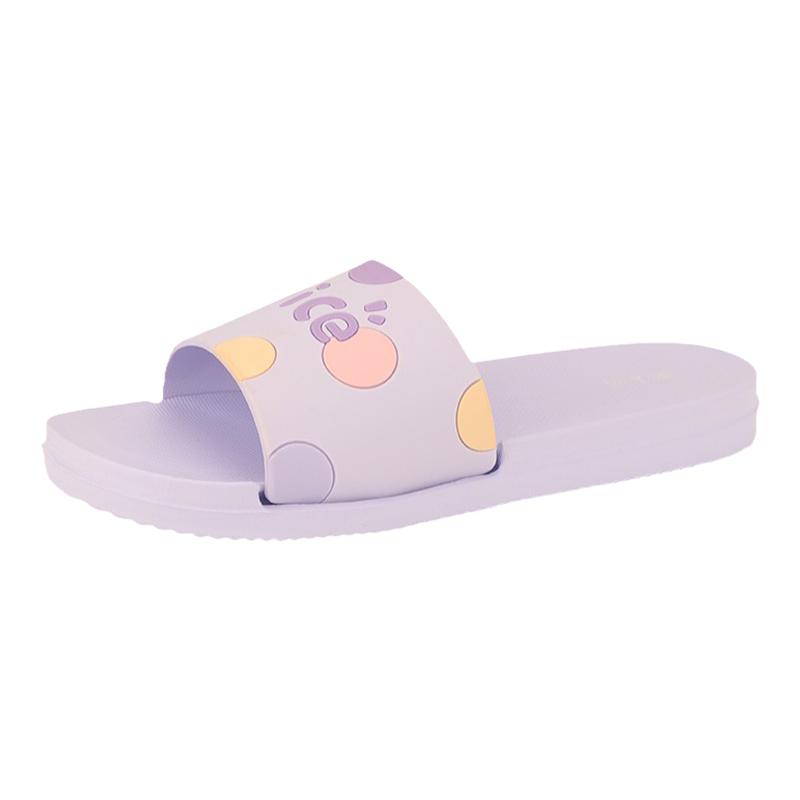 美人桥拖鞋女正品新款圆点居家用一字拖
