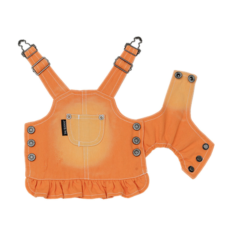J家梦幻屋宠物狗衣服牛仔背带裙