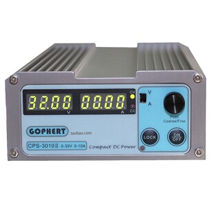 GOPHERT直流稳压电源CPS-3010II恒压恒流源0-30V10A可调DC源维修