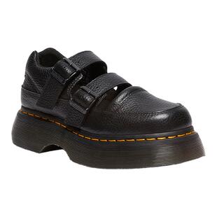 Dr.Martens马丁博士Buzz MJ女春季百搭通勤搭扣厚底皮鞋玛丽珍鞋