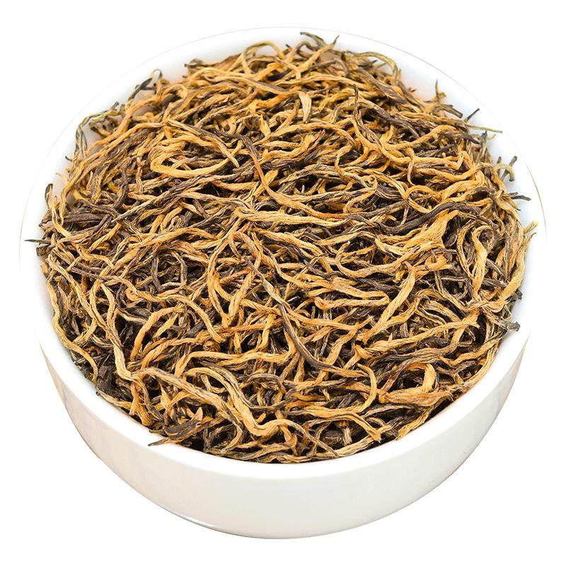 金骏眉红茶武夷山金俊眉蜜香黄芽新茶500g散装茶叶春茶袋装礼盒装