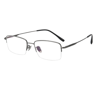 康视顿眼镜经典时尚半框男女舒适钛架近视可配防蓝光22047/22043