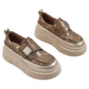 星期六增高显瘦运动板鞋女款2025新款冬季加绒厚底休闲鞋松糕鞋子