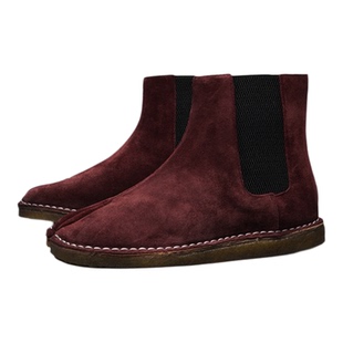 CROOKED CARD 25S 新款秋冬中帮分趾鞋 软底软面乐福鞋 中筒短靴