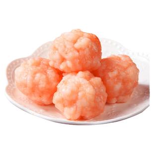 手打虾滑新鲜火锅食材挤袋海底豆捞青虾滑虾饺饼球商用批发旗舰店