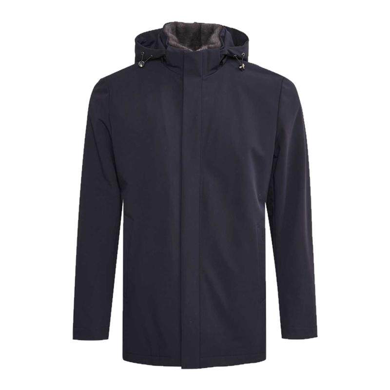 梦特娇[水貂毛皮]帽可卸尼克服男