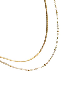 钛钢钛钢女气质时尚百搭项链