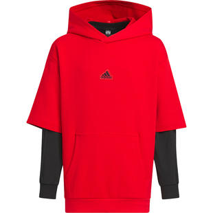 Adidas/阿迪达斯官方正品新年儿童二合一运动卫衣套头衫IT4063