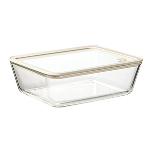 食品级长方形玻璃备菜盘火锅配菜盒备餐带盖家用收纳保鲜蒸盘托盘