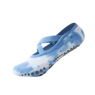 小鱼加加瑜伽袜女五指袜防滑夏季专业普拉提初学者分趾绑带舞蹈袜