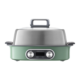 摩飞极速电蒸锅蒸汽锅多功能家用隔水蒸炖锅预约定时煮锅