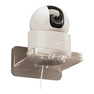 监控支架免钉墙上置物架室外免打孔摄像头室内壁挂路由器放置架子