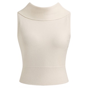 CIDER 夏季新品女装针织翻领背心式上衣 114343954