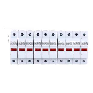 RT18-32X/63X导轨式熔断器底座带LED灯卡座陶瓷保险丝座1P2P3P4P