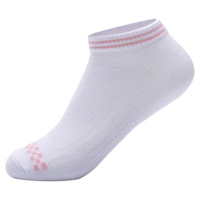 特步夏季白色透气薄款运动短袜女