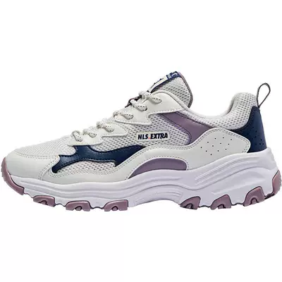 乔丹皮面防水加绒保暖鞋老爹鞋女