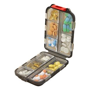 药盒便携分装药品一周七天随身药物药片装药盒子一日三餐迷你小号