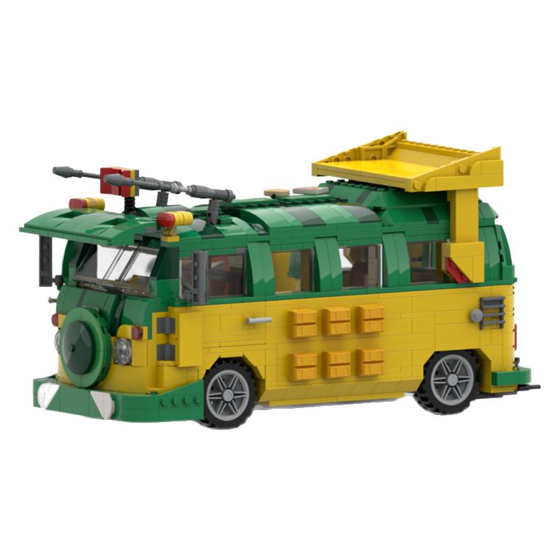 MOC-152142忍者神龟派对车积木
